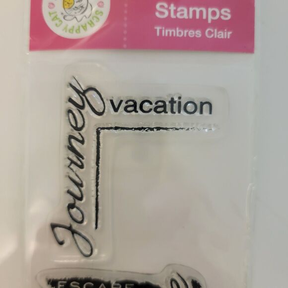 TRAVELER DESTINATIONS & TRAVEL CORNER DESIGNS Clear Cling Stamps Lot of 2 Pkgs - Picture 11 of 12